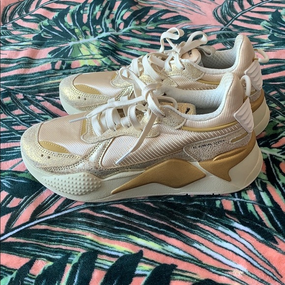 puma rsx gold